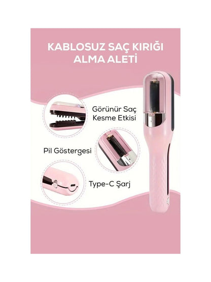 Saç Kırıklarını Anında Temizleyen Profesyonel Bakım Cihazı